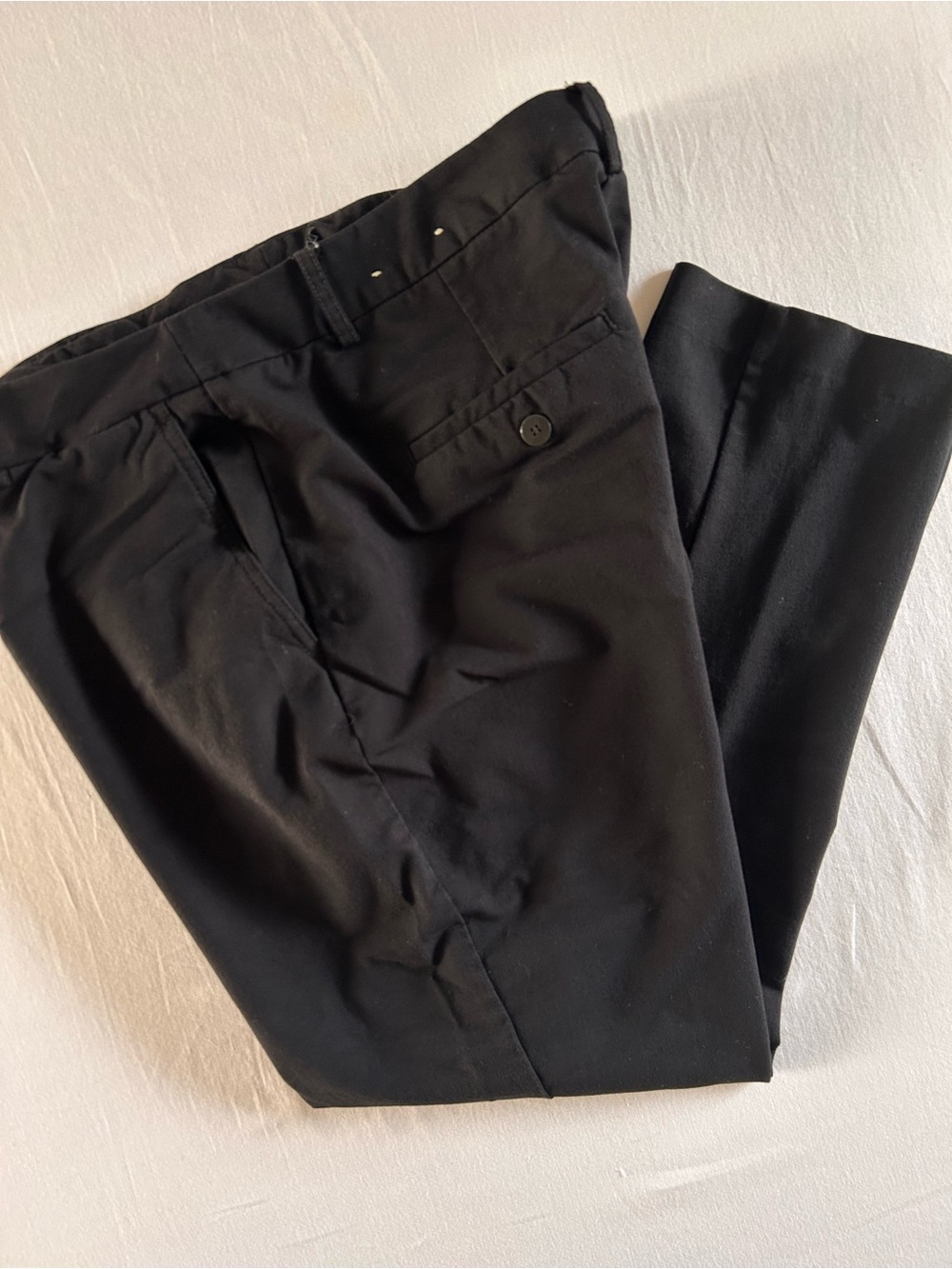 Rachel Zoe Black Slim Straight Ankle Pants